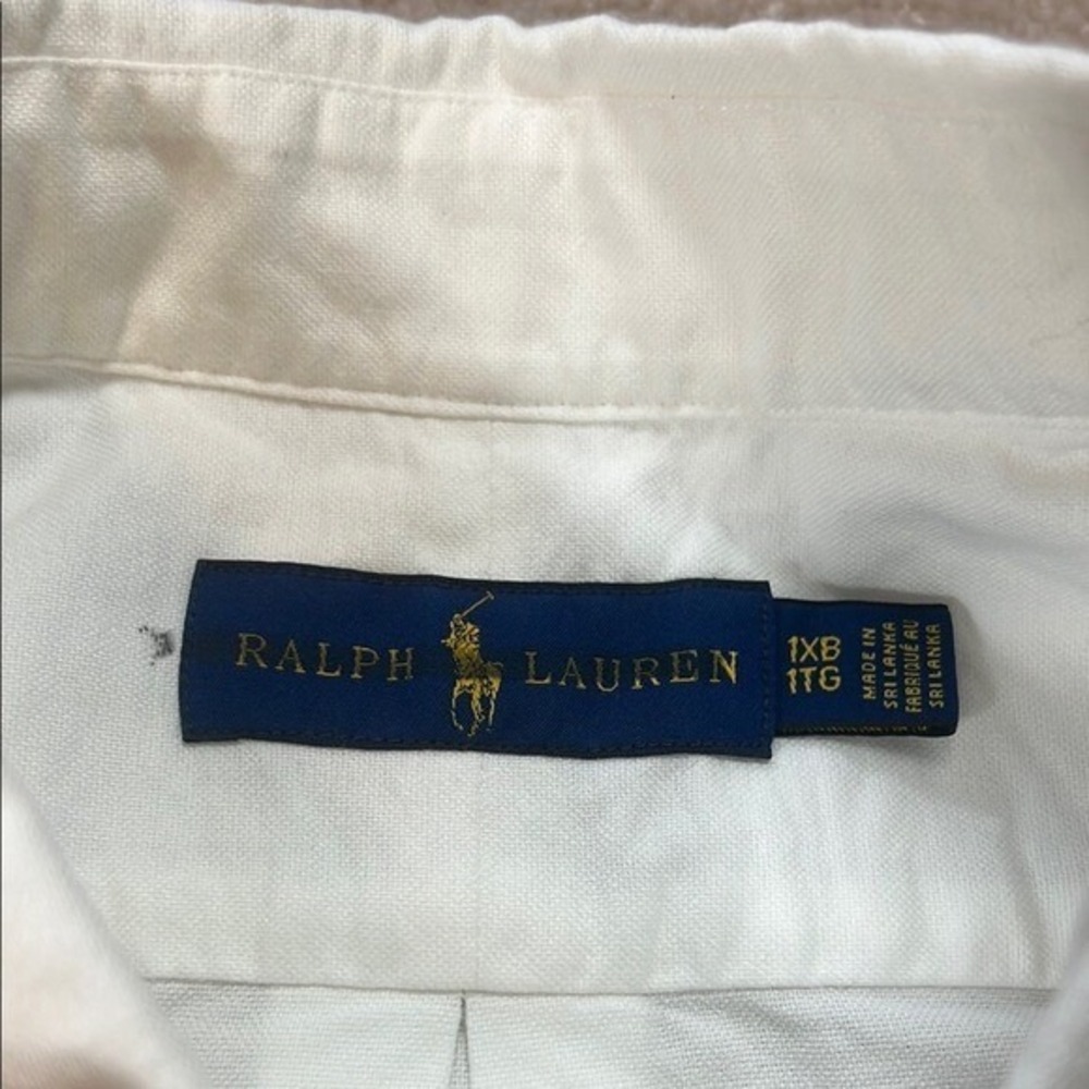 Ralph Lauren Palm Tree Print Button Down Shirt Short‎ Sleeve 1X - Picture 3 of 9
